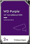 HDD intern WD, 3.5 , 2TB, PURPLE, SATA3, IntelliPower (5400rpm),  64MB, Surveillance HDD