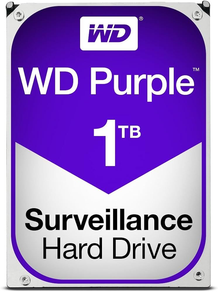 HDD intern WD, 3.5 , 1TB, PURPLE, SATA3, IntelliPower (5400rpm),  64MB, Surveillance HDD