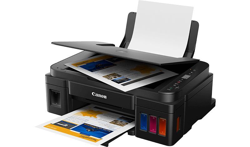 Imprimanta multifunctionala inkjet color Canon Pixma G2410, A4, USB 2.0, 8.8 ppm negru, 5 ppm color
