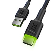 Green Cell KABGC06 cabluri USB 1,2 m USB A USB C Negru
