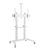 Stand TV mobil, ecrane mari , Blackmount BM-T150WHITE, inaltime reglabila, 70 -120 , max. 140kg, alb