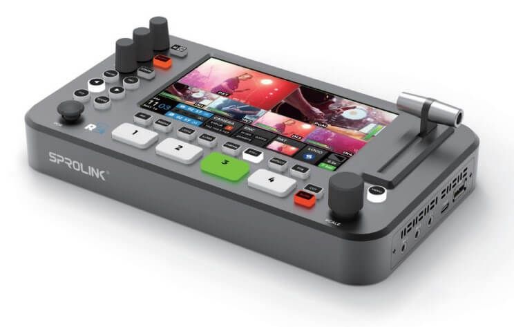 SPROLINK NeoLIVE R2 Plus Mixer AV pentru Transmisiuni Directe & Inregistrare cu Ecran LCD si Control PTZ