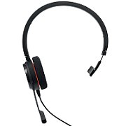 Jabra Evolve 20 UC Mono Căști Prin cablu Bandă de fixare pe cap Birou/Call center USB Tip-A Negru