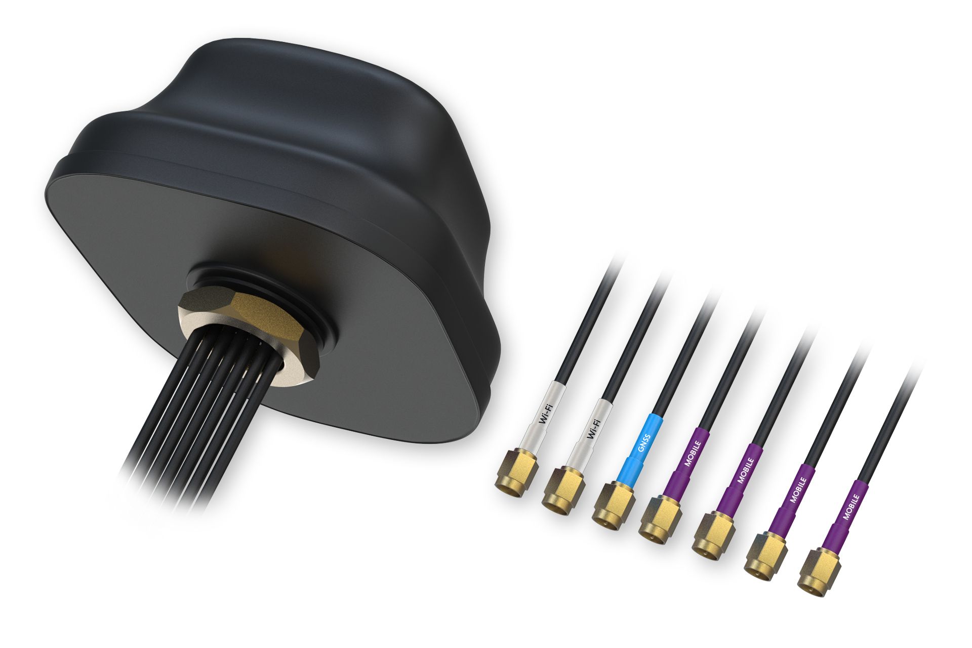 Teltonika 5G COMBO MIMO Mobile/GNSS/WIFI ROOF SMA antenna