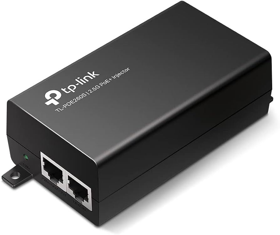 TP-LINK POE+ INJECTOR 2.5G TL-POE260S, Standarde și Protocoale: IEEE802.3i, IEEE802.3u, IEEE802.3ab, IEEE802.3bz, IEEE802.3af, IEEE802.3at, Dimensiuni: 125*59.4*36.8 mm, 2*2.5 Gbps ports.