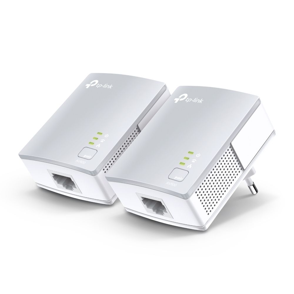 TP-LINK POWER LINE av 600 KIT TL-PA411 KIT, Standarde și Protocoale: HomePlug AV, IEEE802.3, IEEE802.3u, iNTERFATA: 1× Port Ethernet 10/100 Mbps, Consum: 4.60W, Dimensiuni 65 × 52 × 28.5 mm, Aria de acoperire: 300m, kit-ul contine 2 x TL-PA411.