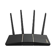 Asus Asus Wireless Router RT-AX57, AX3000 2402 Mbps+ 574 Mbps, Dual-Band-2.4, 5Ghz, WI-FI 6, 4 x antene externe, Procesor: 1.7GHz quad-core, Memorie: 256 Mb RAM, 128Mb Flash, interfata: 1 x WAN, 4 x 10/100/1000, Dimensiuni: 230 x 134 x 56 mm, Greutate: 374g.