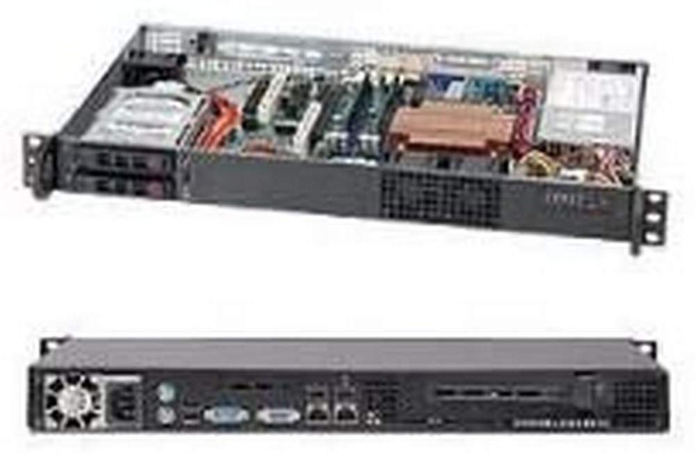 Supermicro SuperChassis 510T-203B Cabinet metalic Negru 200 W