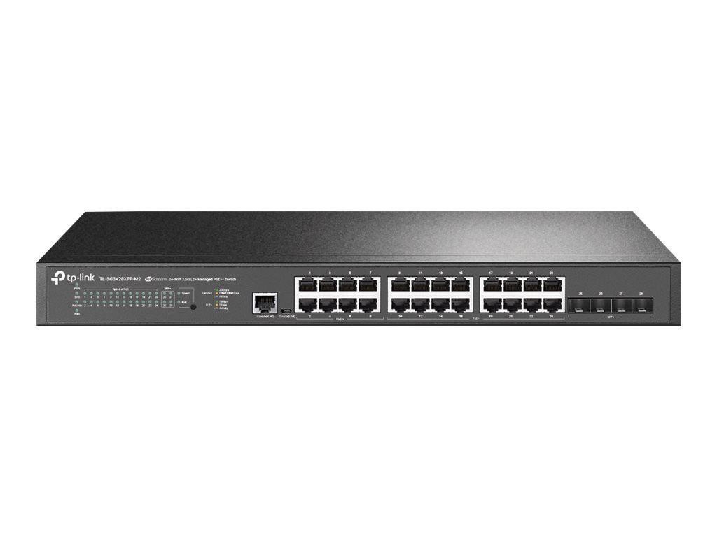 Switch TP-Link SG3428XPP-M2, 24 porturi 100 / 1000 / 2500 MBs