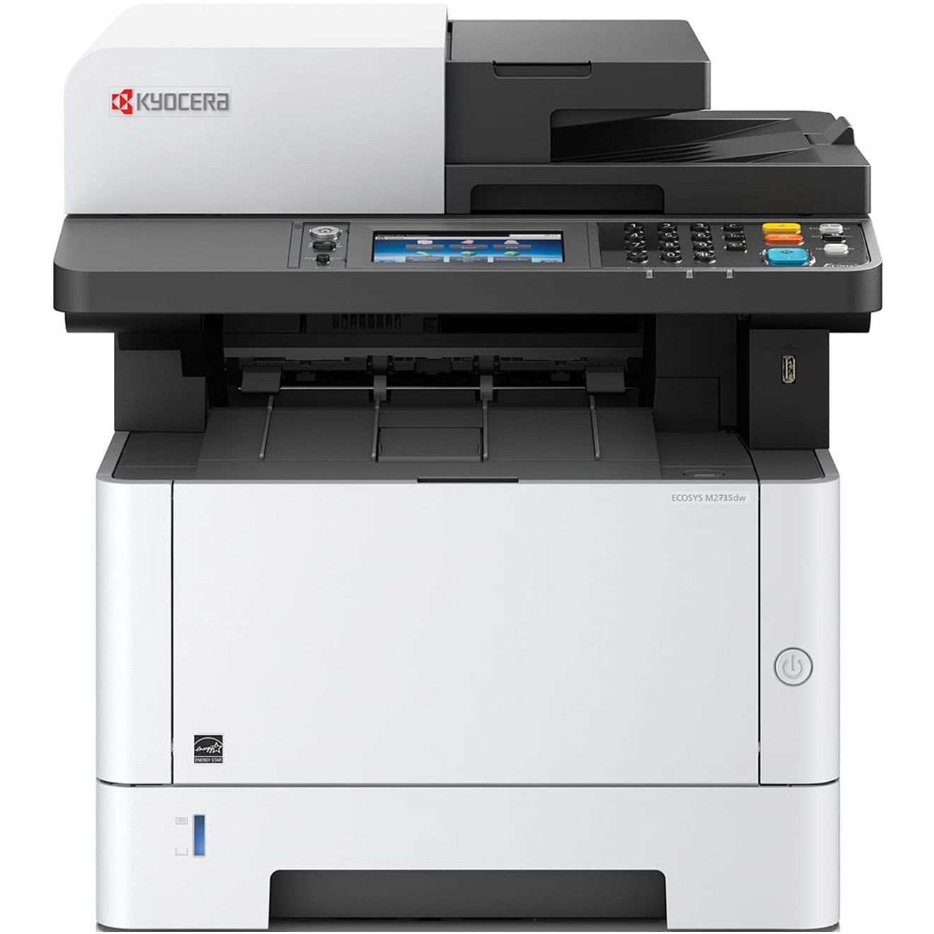 Imprimanta multifunctionala laser monocrom Kyocera M2735dw, A4, duplex, ADF, USB 2.0, Wi-Fi, 35 ppm