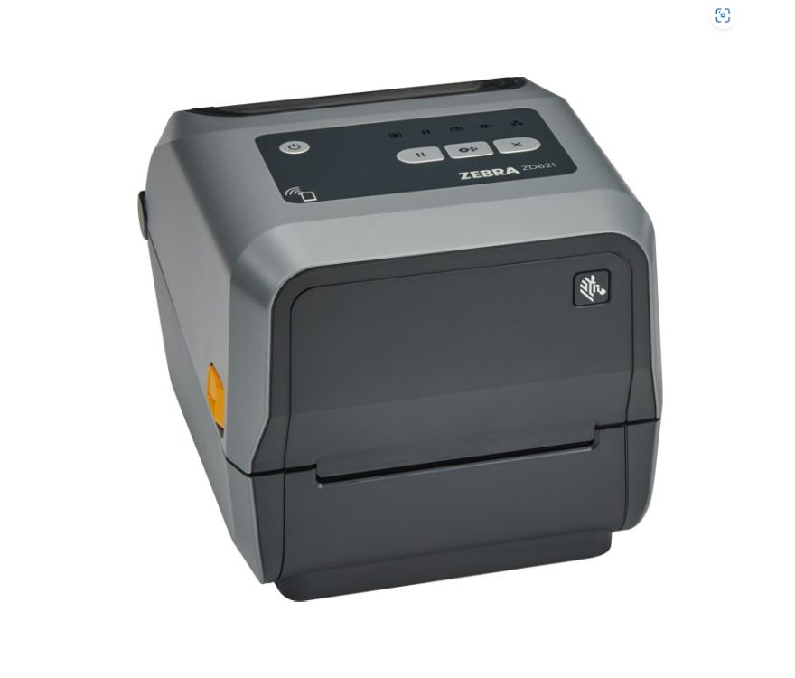 Thermal transfer printer (74/300M) ZD621 203 dpi, USB, USB Host, Ethernet, Serial, BTLE5, EU Cords, EZPL