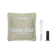 ODORIZANT AUTO Baseus Margaret Series, Cedar Oud, dimensiune 70*70mm, gri  C20362400832-00  - 6932172643133