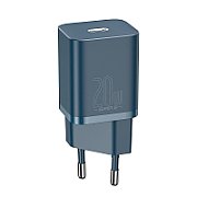 INCARCATOR retea Baseus Super Si, Quick Charge 20W, 1 x USB Type-C 5V/3A, albastru  CCSUP-B03  (timbru verde 0.18 lei) - 6953156230019