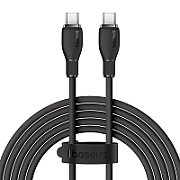 CABLU alimentare si date Baseus Pudding, Fast Charging Data Cable pt. smartphone, USB Type-C la USB Type-C 100W, 1.2m, negru  P10355702111-00  (timbru verde 0.08 lei) - 6932172633981