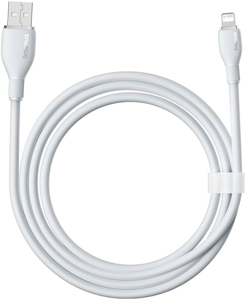 CABLU alimentare si date Baseus Pudding, Fast Charging Data Cable pt. smartphone, USB Type-C la USB Type-C 100W, 2m, alb  P10355702221-01  (timbru verde 0.08 lei) - 6932172634018
