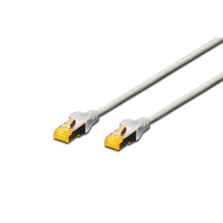 CAT 6A S-FTP patch cable, Cu, LSZH AWG 26/7, length 1.5 m, color grey