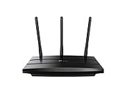 TP-LINK Router Dual-Band Wireless TP-Link, ARCHER A8, Gigabit Wi-Fi 802.11ac Wave2 MU-MIMO AC1900, IEEE 802.11ac/n/a 5 GHz, IEEE 802.11n/b/g 2.4 GHz, 3× Antene Fixe de mare performanta, Procesor Single-Core 1.2 GHz, 1× Port WAN Gigabit, 4× Porturi LAN gigabit.
