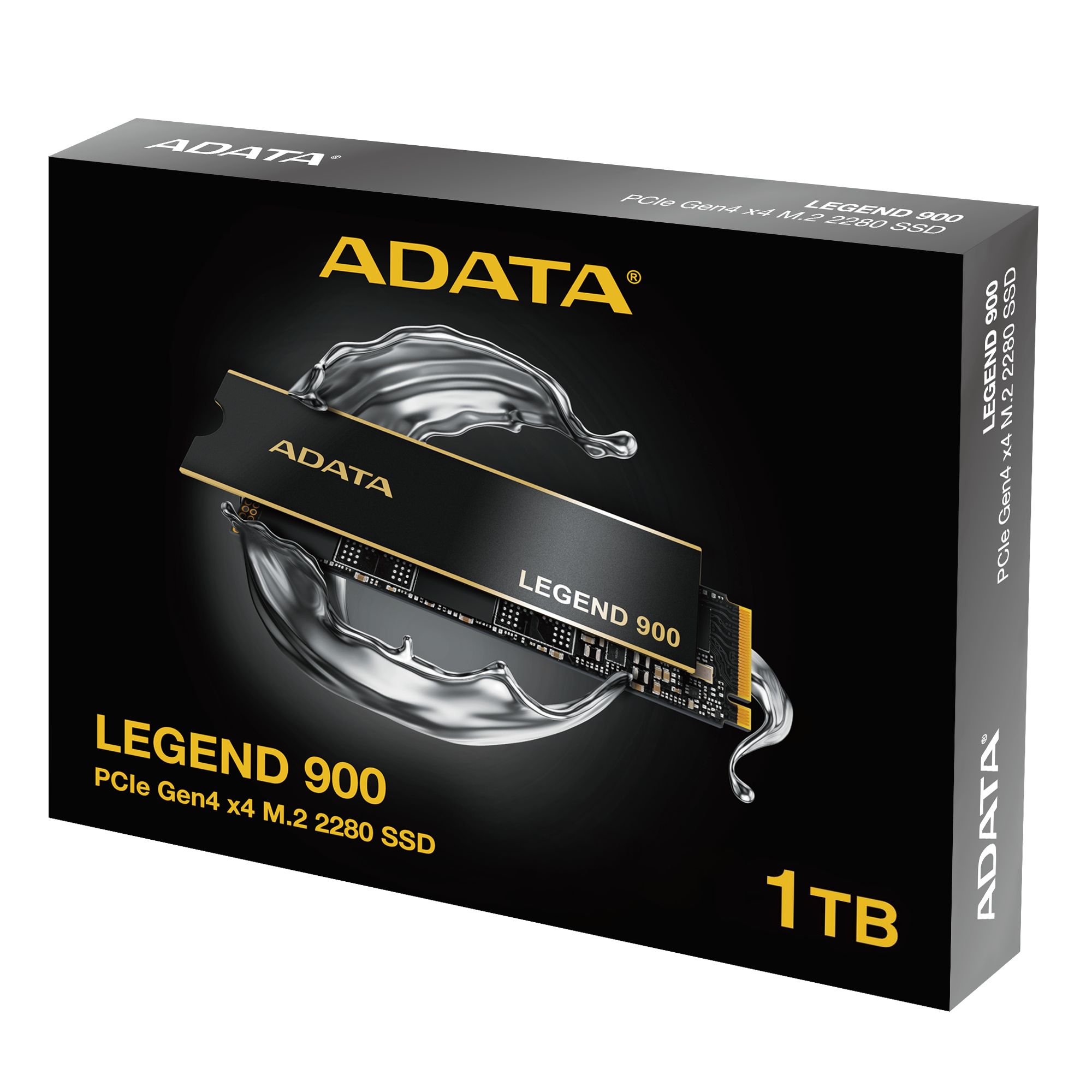 ADATA SSD ADATA 1TB M.2 2280 SLEG-900 PCIE Gen4 x4, NVME 1.4, reading speed up to 7000MB/s, writing speed up to 5400MB/s