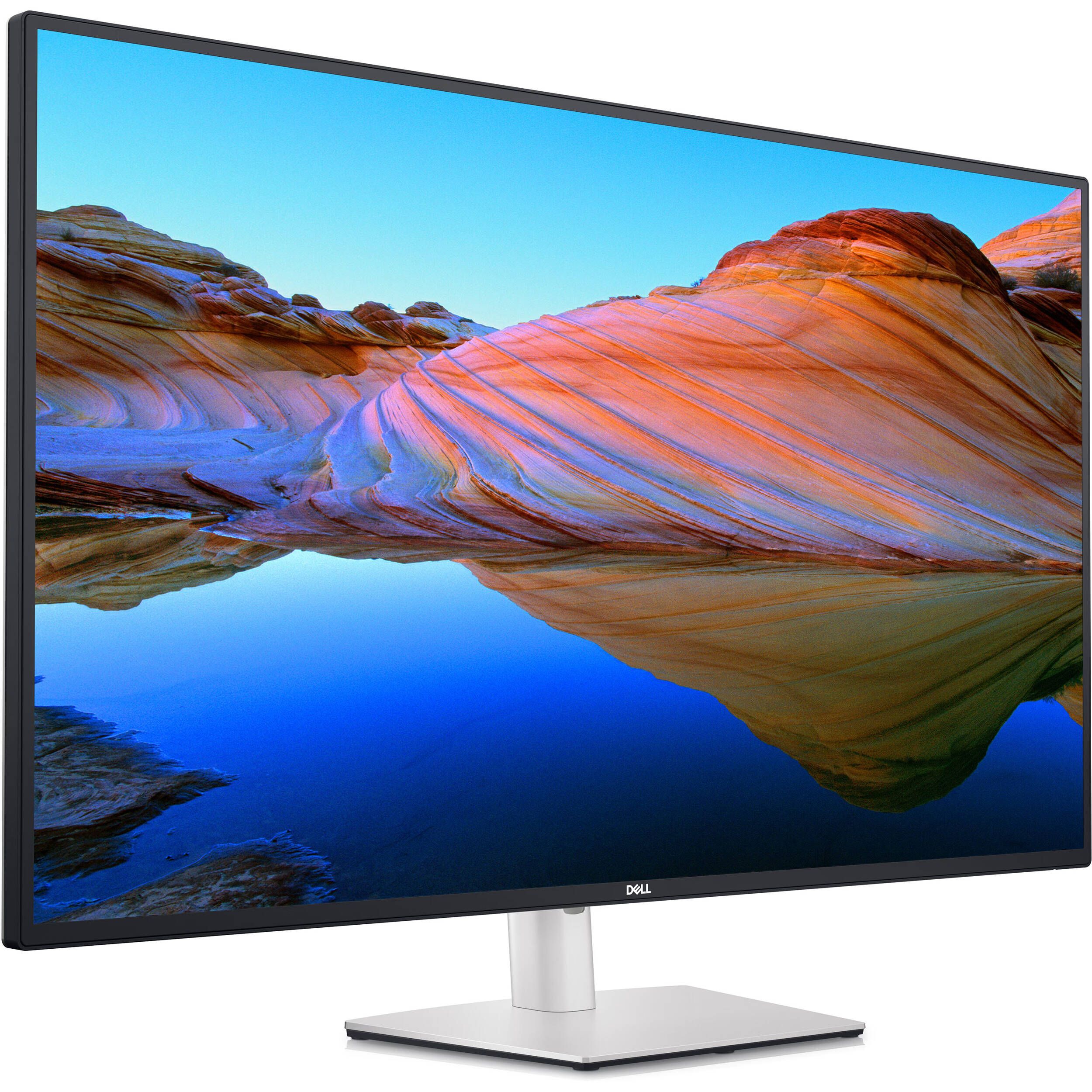 Monitor 42.5 inch LCD DELL UltraSharp U4323QE 3840 x 2160 pixeli, 60 Hz, 5 ms, Argintiu