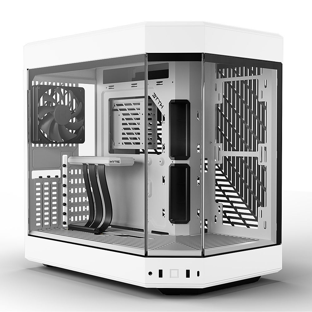 Carcasa HYTE Y60 Mid-Tower WHITE E-ATX Tempered Glass, Preinstalled fans 3x 120mm, no psu included