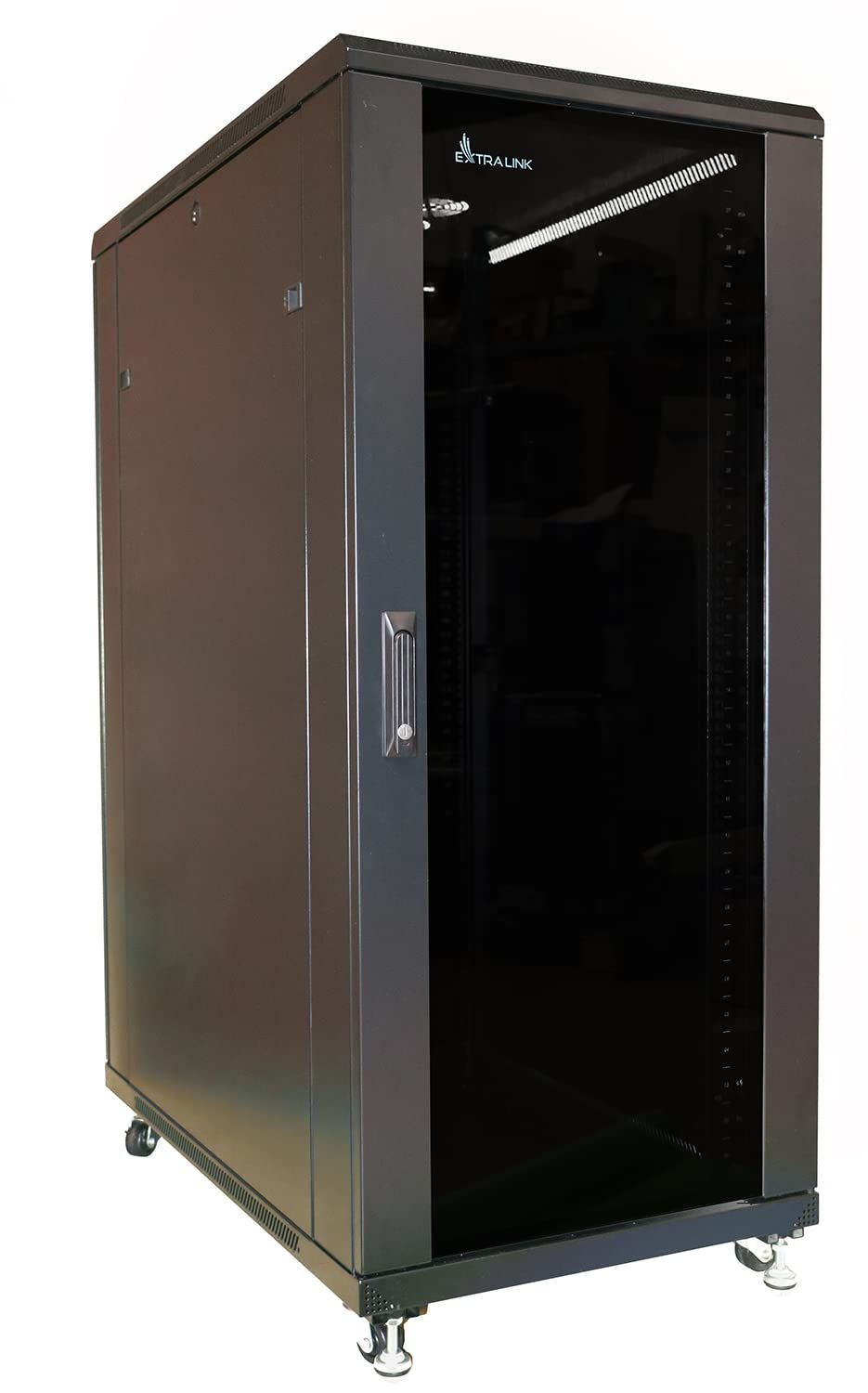 Extralink 32U 600x1000 standing rackmount cabinet black Raft de sine stătător Negru
