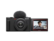SONY Compact dedicata pentru vlogging ZV-1F 20.1MP, 7.6mm, F2 ISO 125-12.800, 1/32.000s, 4K @30fps, SD/SDXD/SDHC/x1 Micro-HDMI/x1 USB-C, Rafala 3.5-16cps, WiFi/Bluetooth, Senzor CMOS Exmor RS 1 