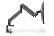 Single Gas Spring Monitor Desk Mount 35 , 15 kg max. black