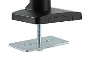 Single Gas Spring Monitor Desk Mount 35 , 15 kg max. black