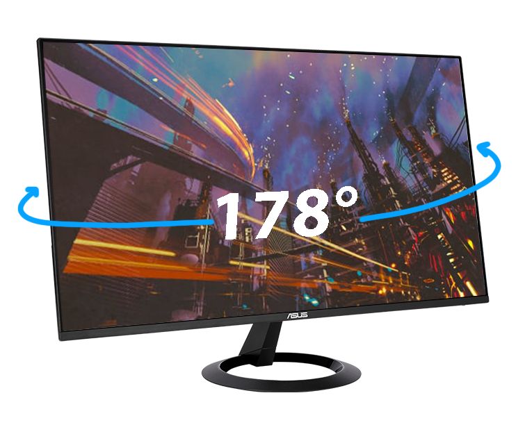 Monitor 23.8 inch ASUS VZ24EHF 1920 x 1080 pixeli, 100 Hz, 1 ms
