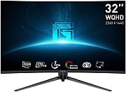 MSI MSI G32CQ5P 31.5inch VA WQHD Curved 1500R 170Hz 250cd/m2 4ms 2xHDMI 2.0 DP