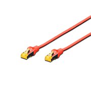 CAT 6A S-FTP patch cord, Cu, LSZH AWG 26/7, length 2 m, color red