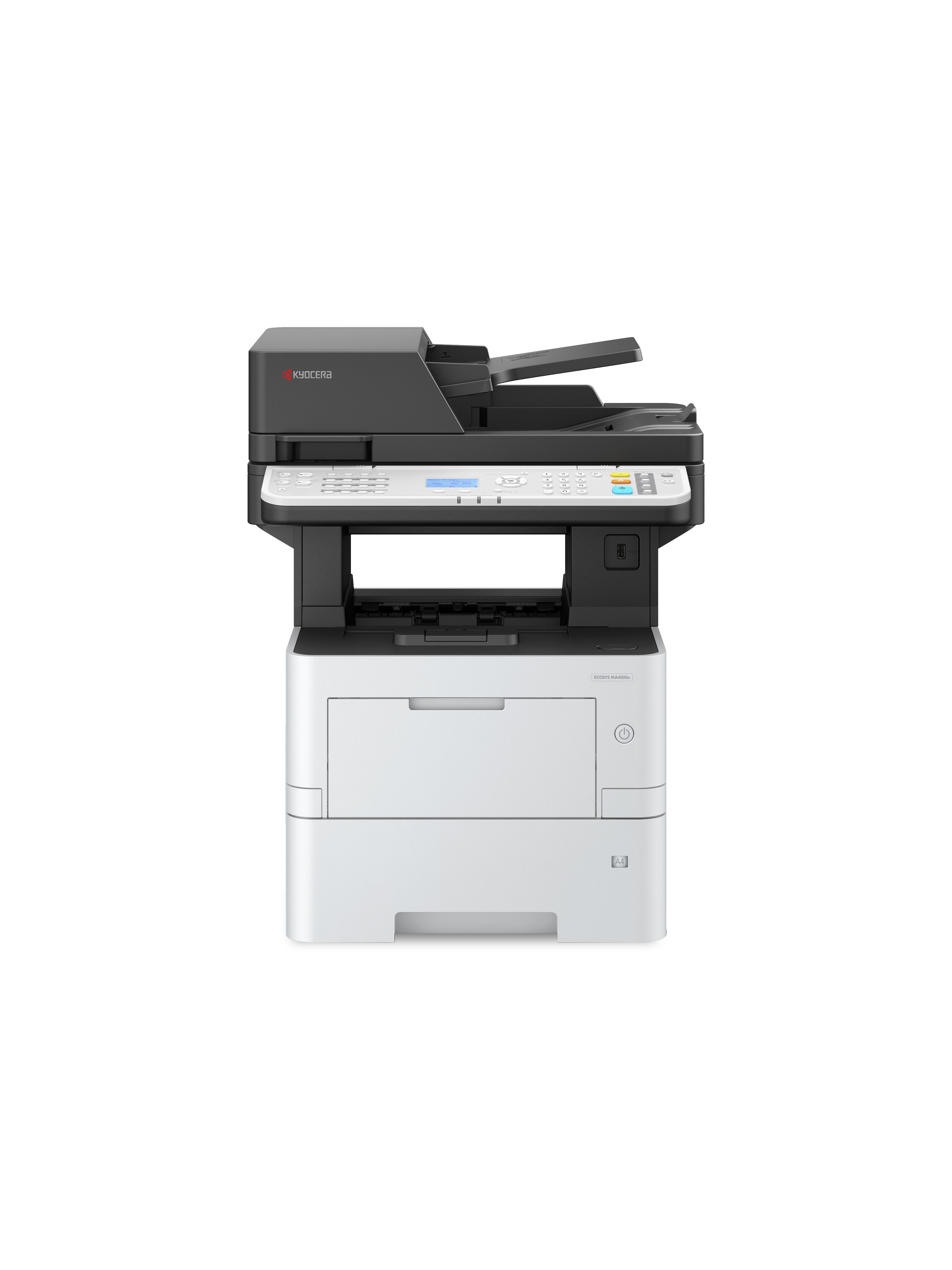 Imprimanta multifunctionala laser monocrom Kyocera MA4500x, A4, duplex, ADF, USB 2.0, Wi-Fi, 45 ppm