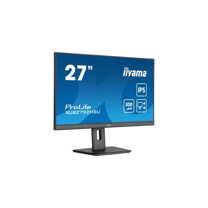 Monitor 27 inch LED IIyama ProLite XUB2792HSU-B6 1920 x 1080 pixeli, 100 Hz, 0.4 ms, Negru