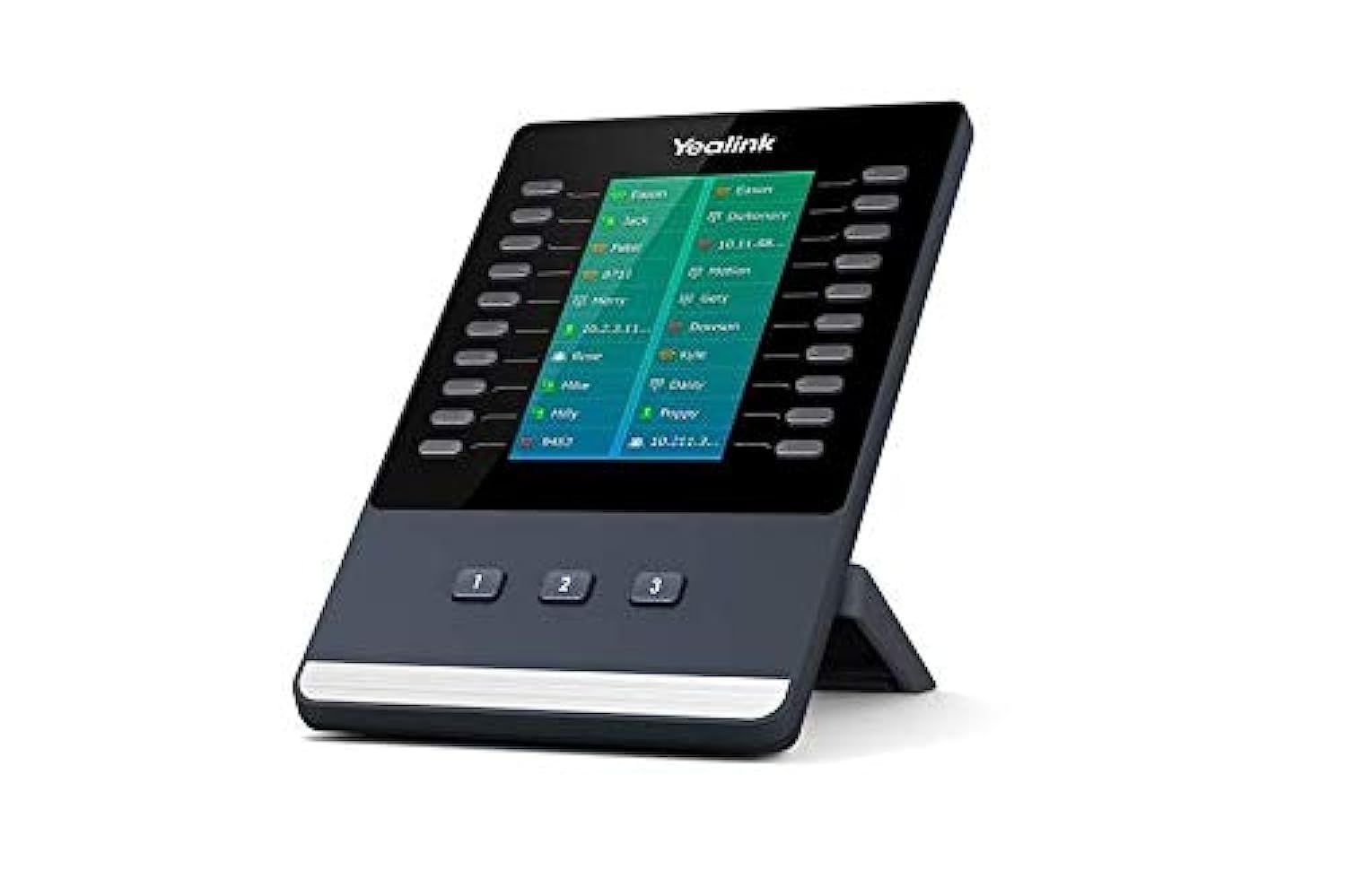 Yealink EXP50 module IP de completare Negru, Gri 23 butoane