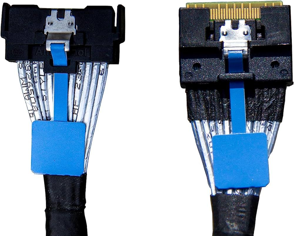Y Intel Cable Kit 1U 1x MCIO to 2x SlimSAS (straight/12xSSD/HDD) 1x SFF-TA-1016 to 2x SFF-8654 8i