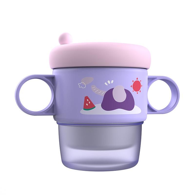 Cana termos cu manere si capac, mov, U-Grow