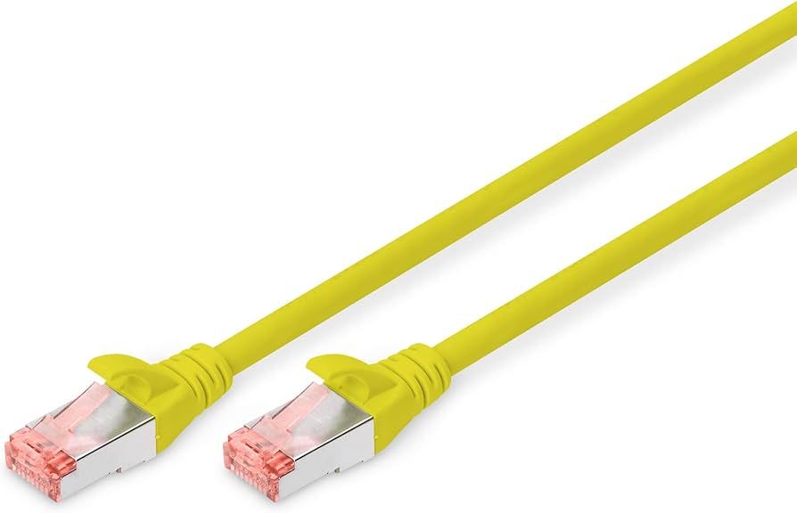 CAT 6 S-FTP patch cord, Cu, LSZH AWG 27/7, length 5 m, color yellow