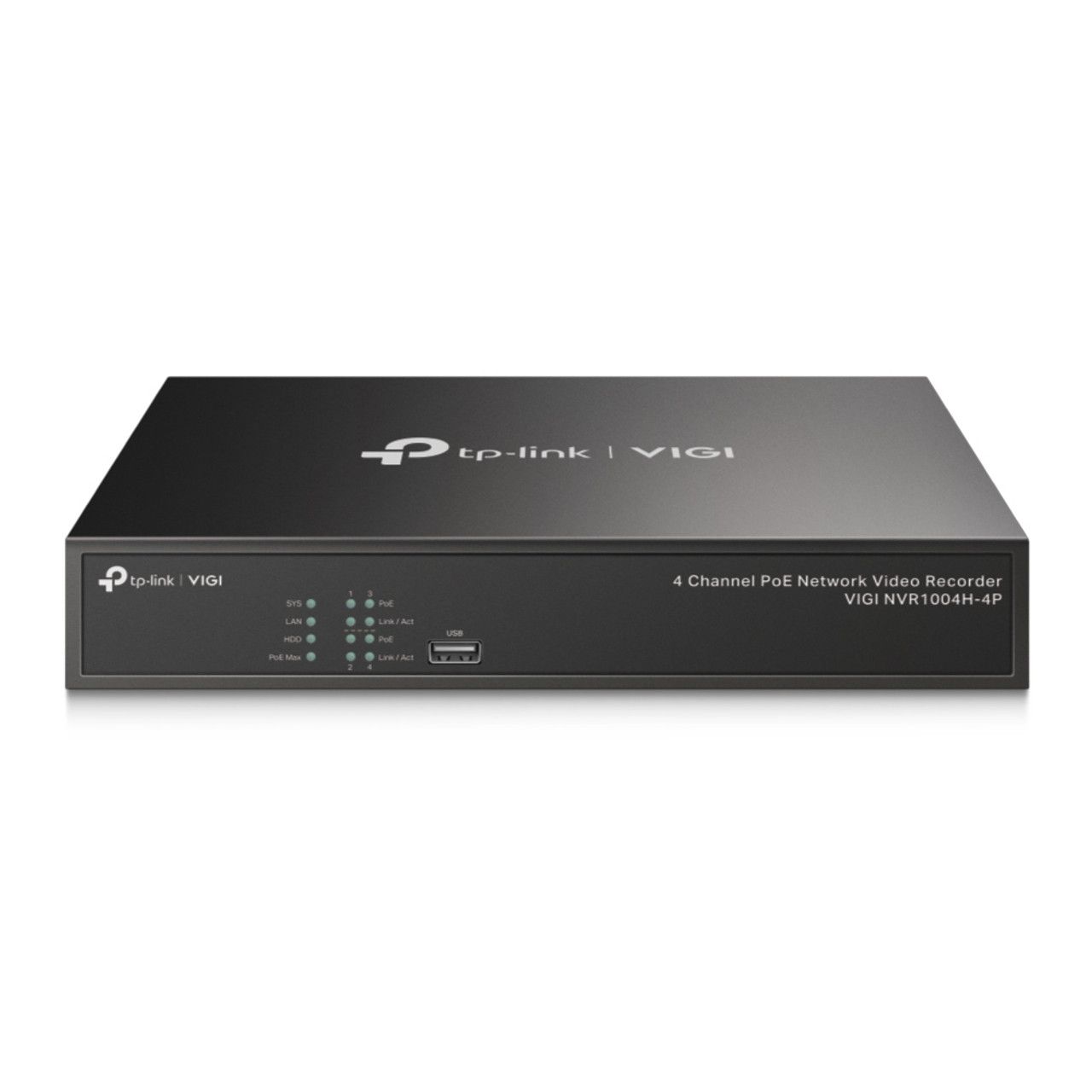 TP-Link POE+ Video recorder cu 4 canale de retea, Decodare: H.265 +/H.265/ H.264+/H.264, Rezolutie playback: 8MP/5MP/4MP/3MP/1080p/UXGA/720p/VGA/4CIF/DCIF/2CIF/CIF/QCIF, 2-channel @ 8MP, 4-channel @ 4MP, Incoming Bandwith: 80 Mbps, Outgoing Bandwidth: 60 Mbps, Interfata HDD: SATA, Capacitate max