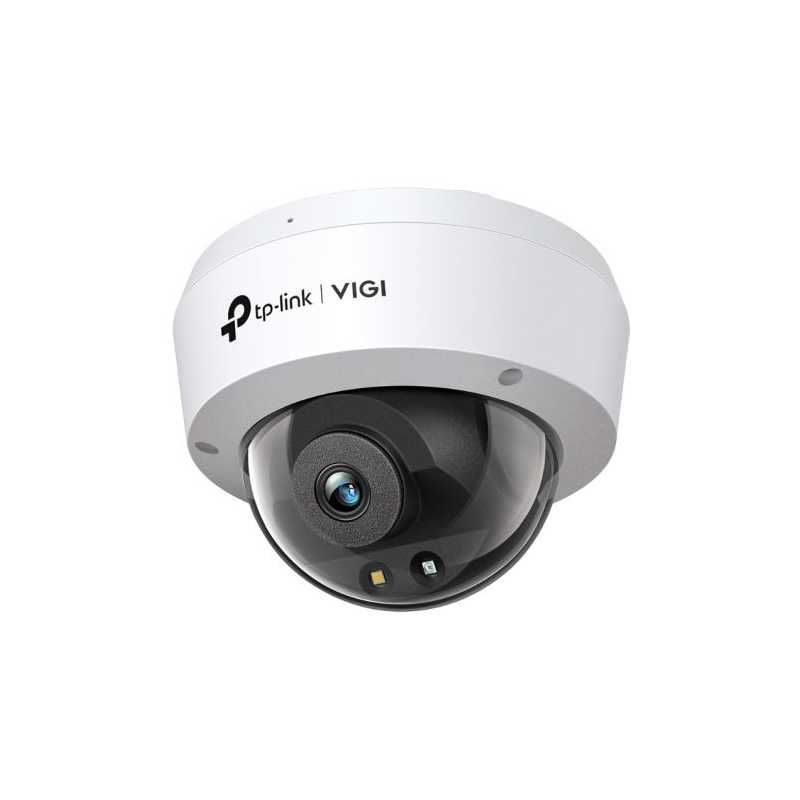 TP-Link Camera IR de supraveghere Dome pentru exterior VIGI C250(2.8MM), Senzor imagine: CMOS 1/2.7 , Lentila 2.8mm, F1.6, Weatherproof: IP67,IK10,  Infrarosu: 30m, Unghi vizualizare: Horizontal FOV: 109°, Vertical FOV: 57°, Diagonal FOV: 128, Detectare: 64m, Observare:27m, Recunoastere: 13m