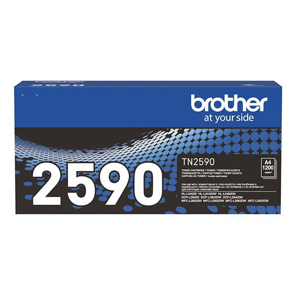 Cartus toner Brother TN2590 ,Negru ,1200 pagini ,Original (TN2590) 