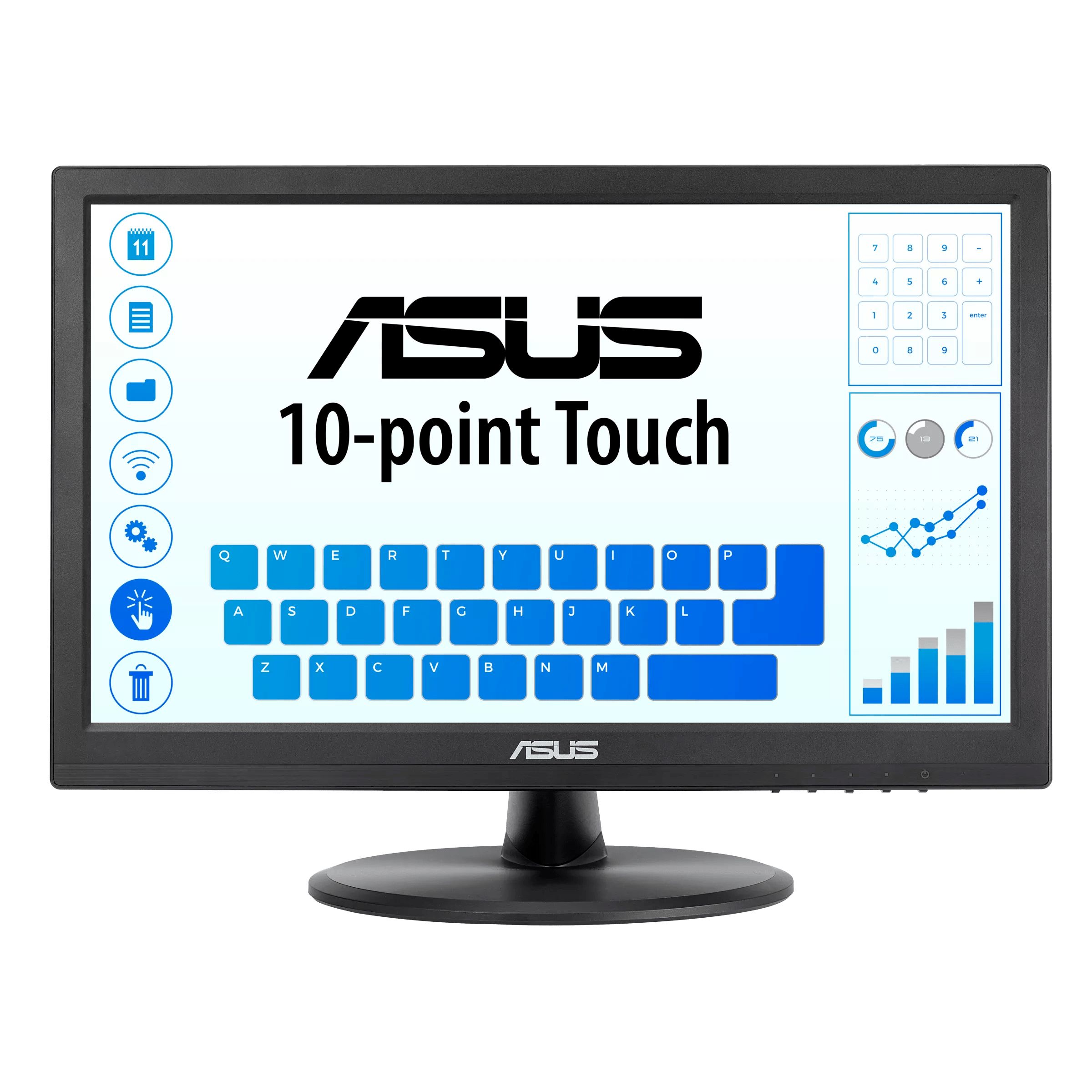 ASUS VT168HR 39,6 cm (15.6 ) 1366 x 768 Pixel WXGA LED Ecran tactil Negru