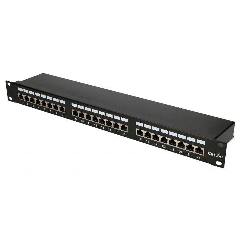 EXTRALINK 24port CAT5E STP Patch Panel V2