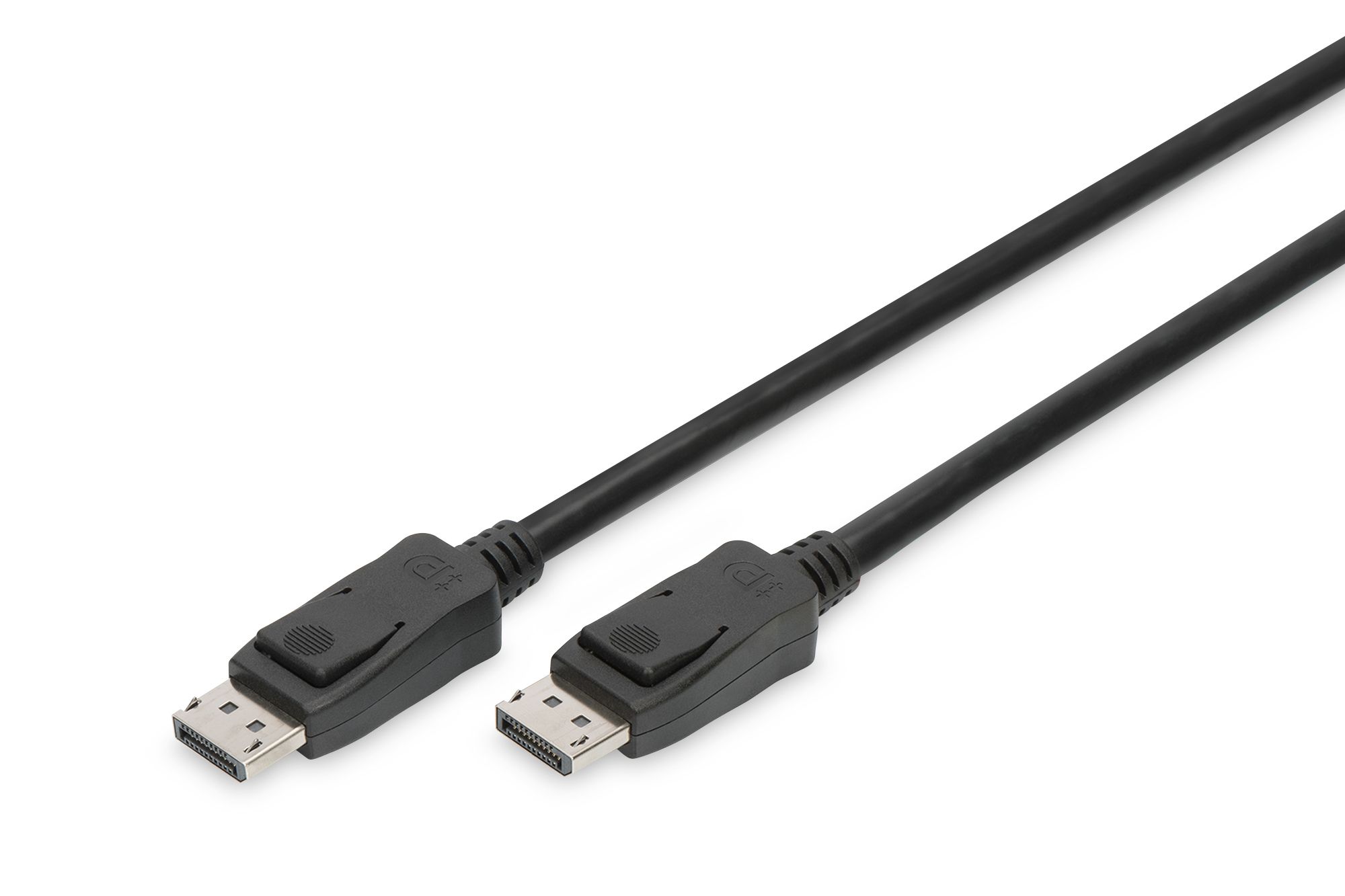 DisplayPort connection cable, DP M/M, 3.0m, w/lock, UHD 8K, Vers. 1.3/1.4, bl