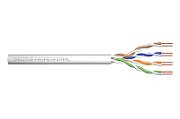 CAT 5e U-UTP installation cable, 100 MHz Eca (PVC), AWG 24/1, 100 m paper box, sx, grey