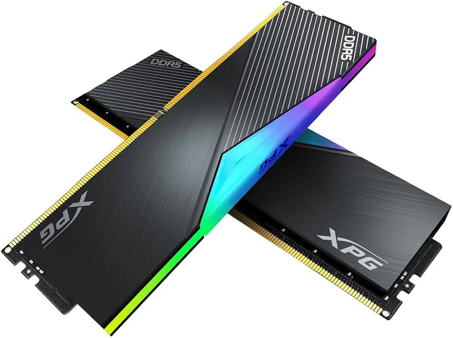 Memorie ADATA XPG Lancer Blade 48 GB DDR5 6400 MHz CL32, kit 2 x 24 GB, XMP 3.0, EXPO, Negru, RGB