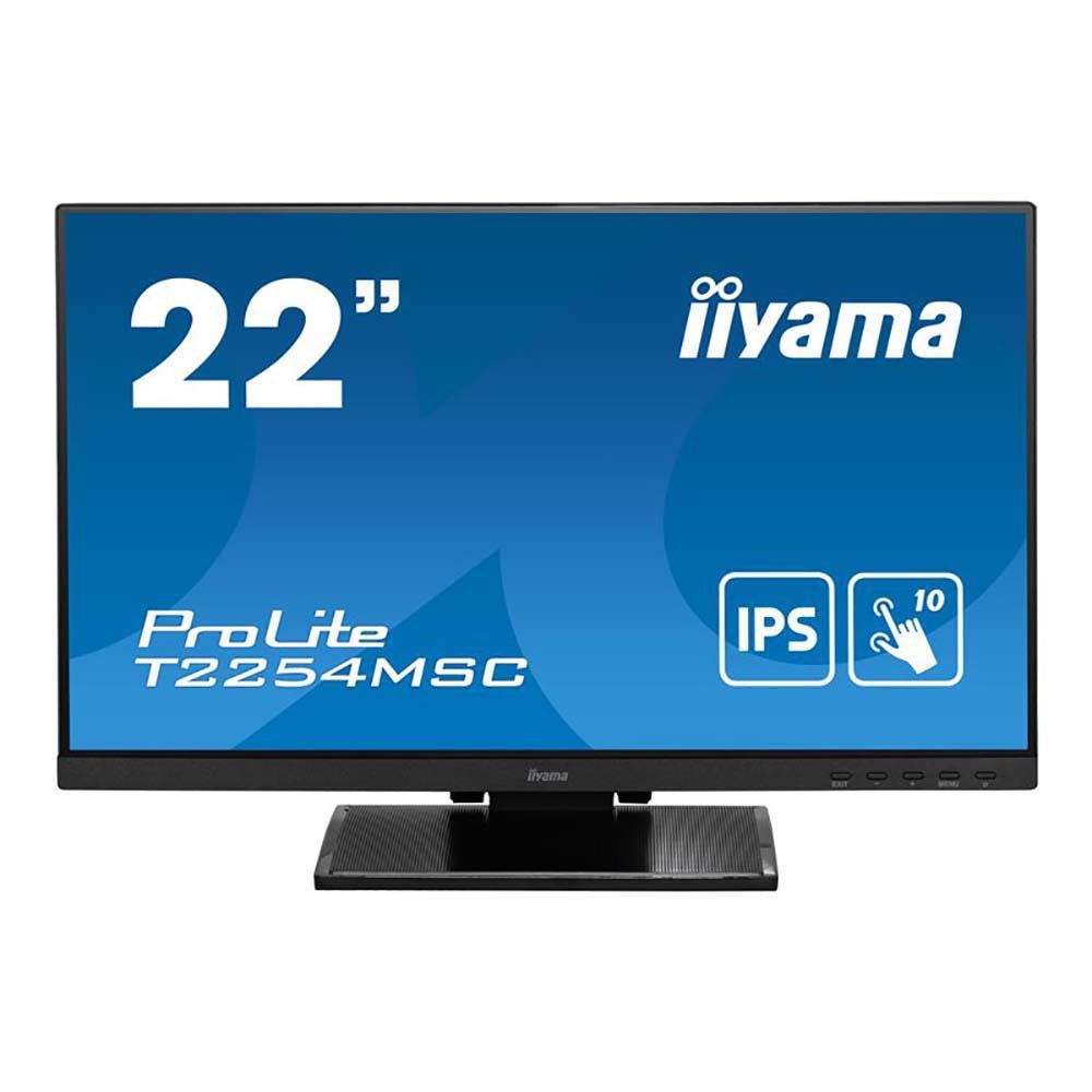 IIYAMA T2254MSC-B1AG 21.5inch IPS-panel 1920x1080 PCAP 10P Touch AG 250cd/m2 HDMI DP Speakers Double