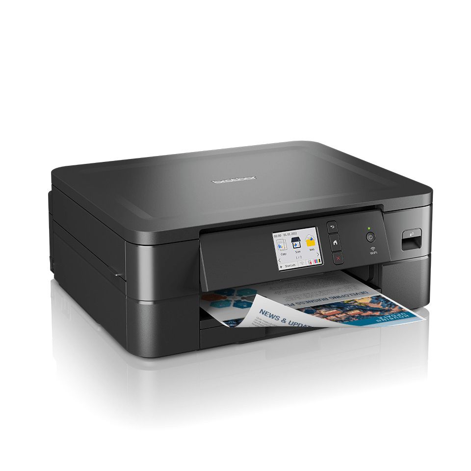 Imprimanta multifunctionala inkjet color Brother DCP-J1140DW, A4, duplex, USB 2.0, Wi-Fi, 17 ppm negru, 16.5 ppm color