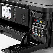 Imprimanta multifunctionala inkjet color Brother DCP-J1140DW, A4, duplex, USB 2.0, Wi-Fi, 17 ppm negru, 16.5 ppm color