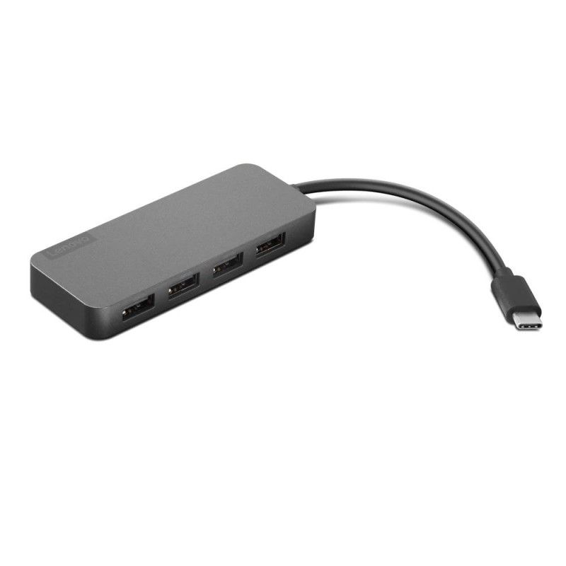 Lenovo 4X90X21427 hub-uri de interfață USB 3.2 Gen 2 (3.1 Gen 2) Type-C 20000 Mbit/s Gri