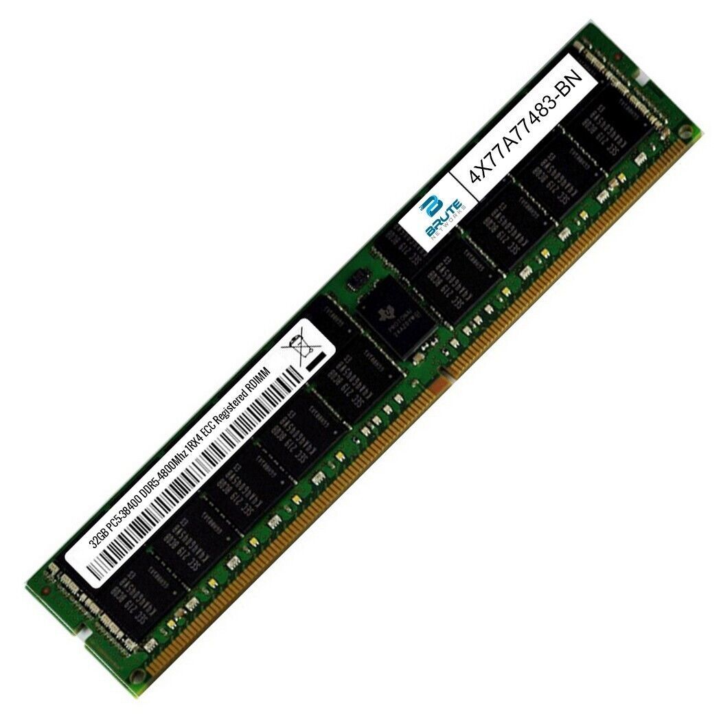 ThinkSystem 32GB TruDDR5 4800MHz (1Rx4) 9x4 RDIMM